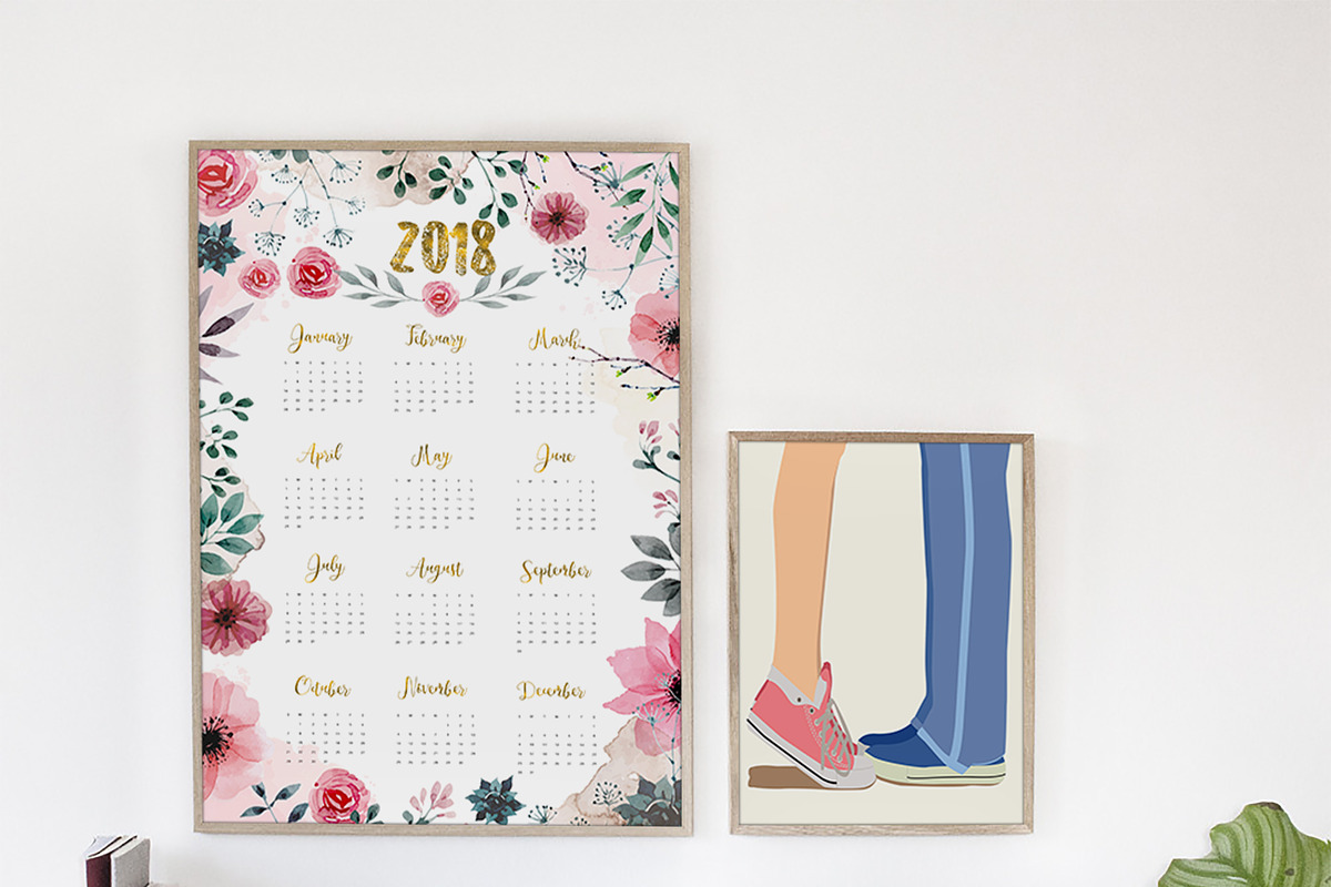 Create your own 2018 calendar, an Object Graphic by Small Space (Photo 5 of 7)
