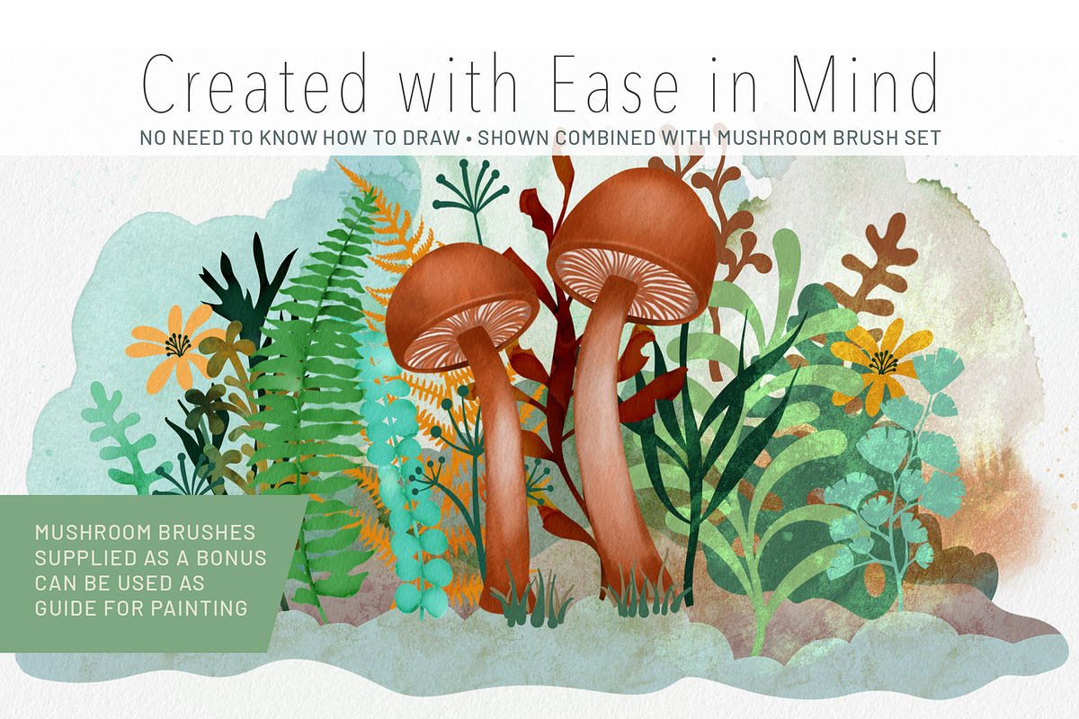 Leafy Fronds Brush Set, a Brush Add-On by DeloresArt (Photo 5 of 12)