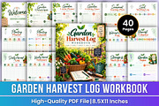 Garden Harvest Log Workbook | Plant, a Stationery Template by Mustafiz (Thumbnail 1 of 4)