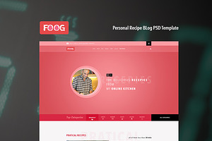 FOOG Personal Recipe Blog Template