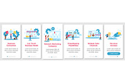 Business model mobile app screens, a Templates & Theme by IMG visuals characters (Thumbnail 5 of 8)