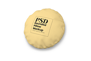 Rounded Pillow Mockup, a Product Mockup by DigitAuras (Thumbnail 3 of 3)