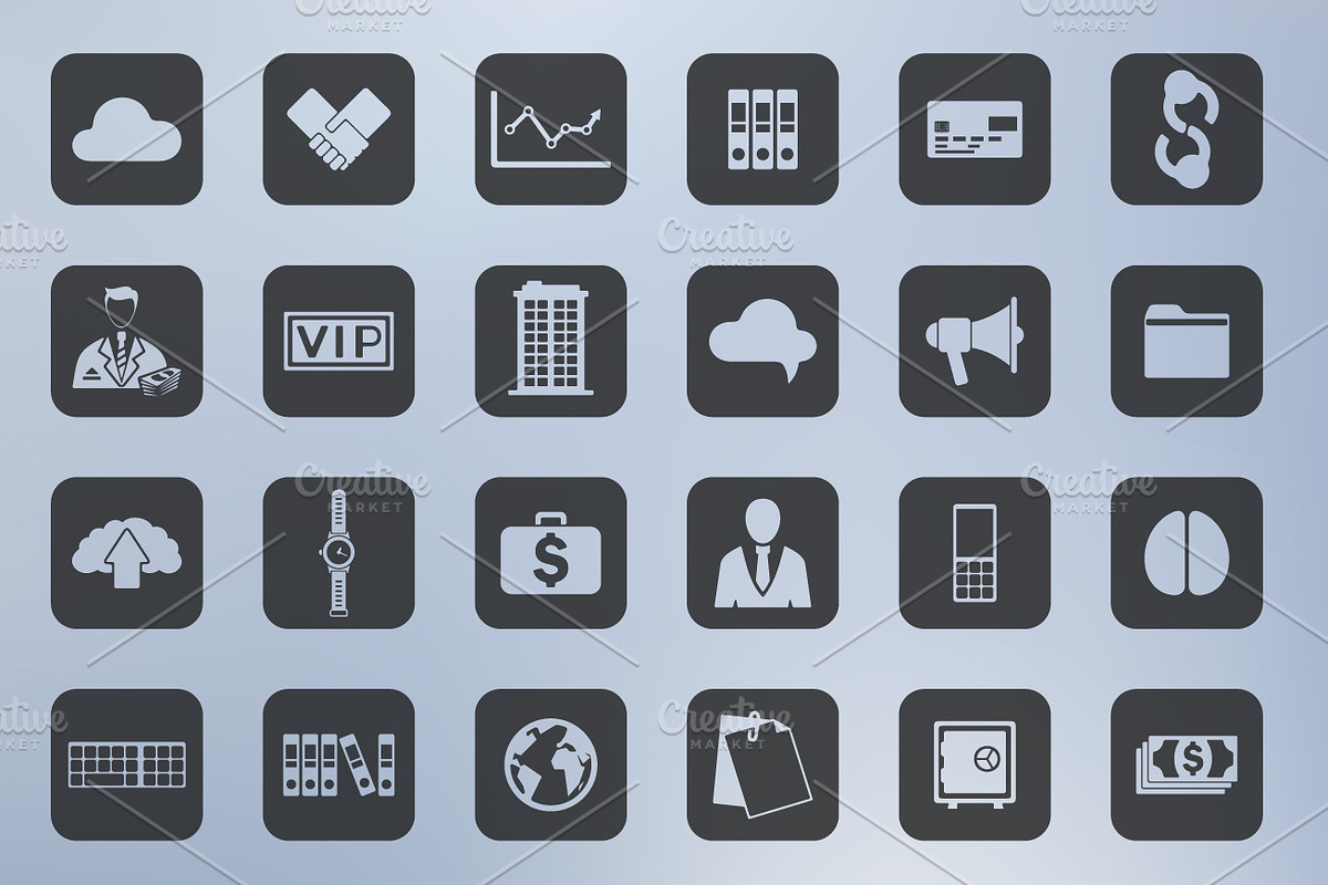 120 business icons, an Icon by Palau (Photo 4 of 5)