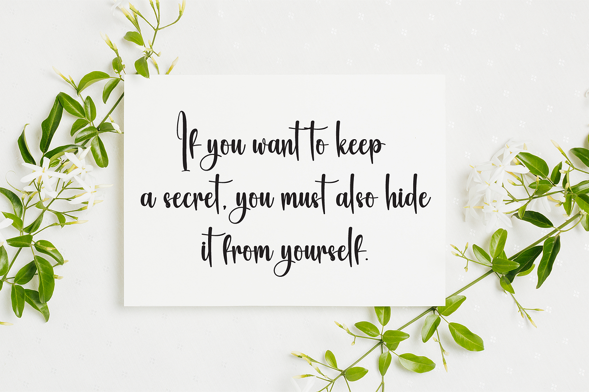 Watercolor | Script Font, a Handwritten Font by Scratchones (Photo 4 of 8)