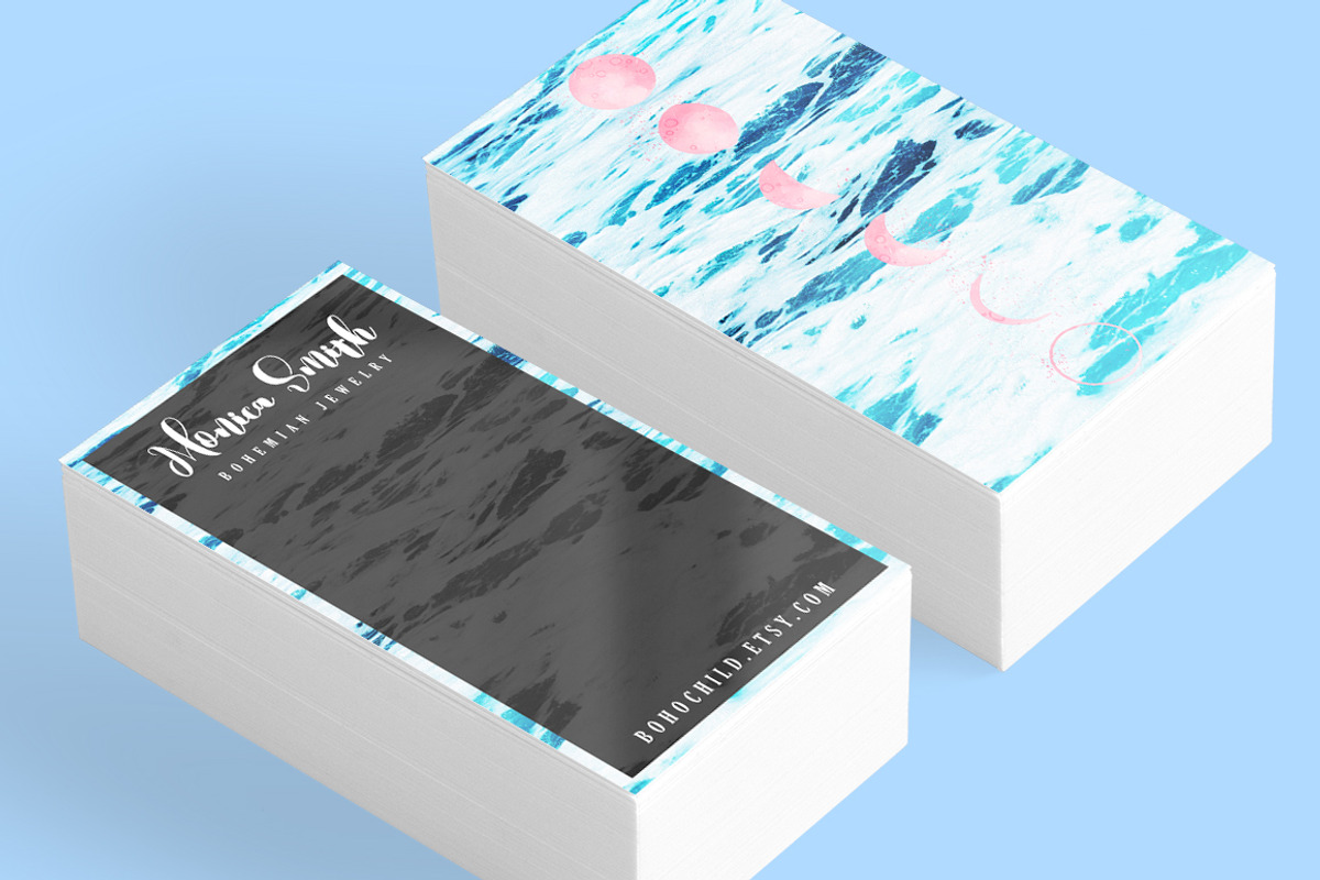Boho Child Business Card, a Business Card Template by cadinera (Photo 2 of 11)