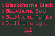 Blackthorns ©, a Sans Serif Font by Herofonts (Thumbnail 4 of 4)