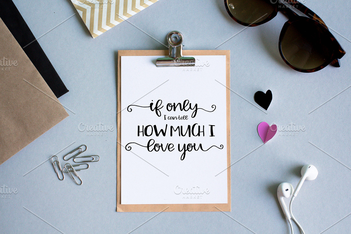 Enjoy script font preview 4