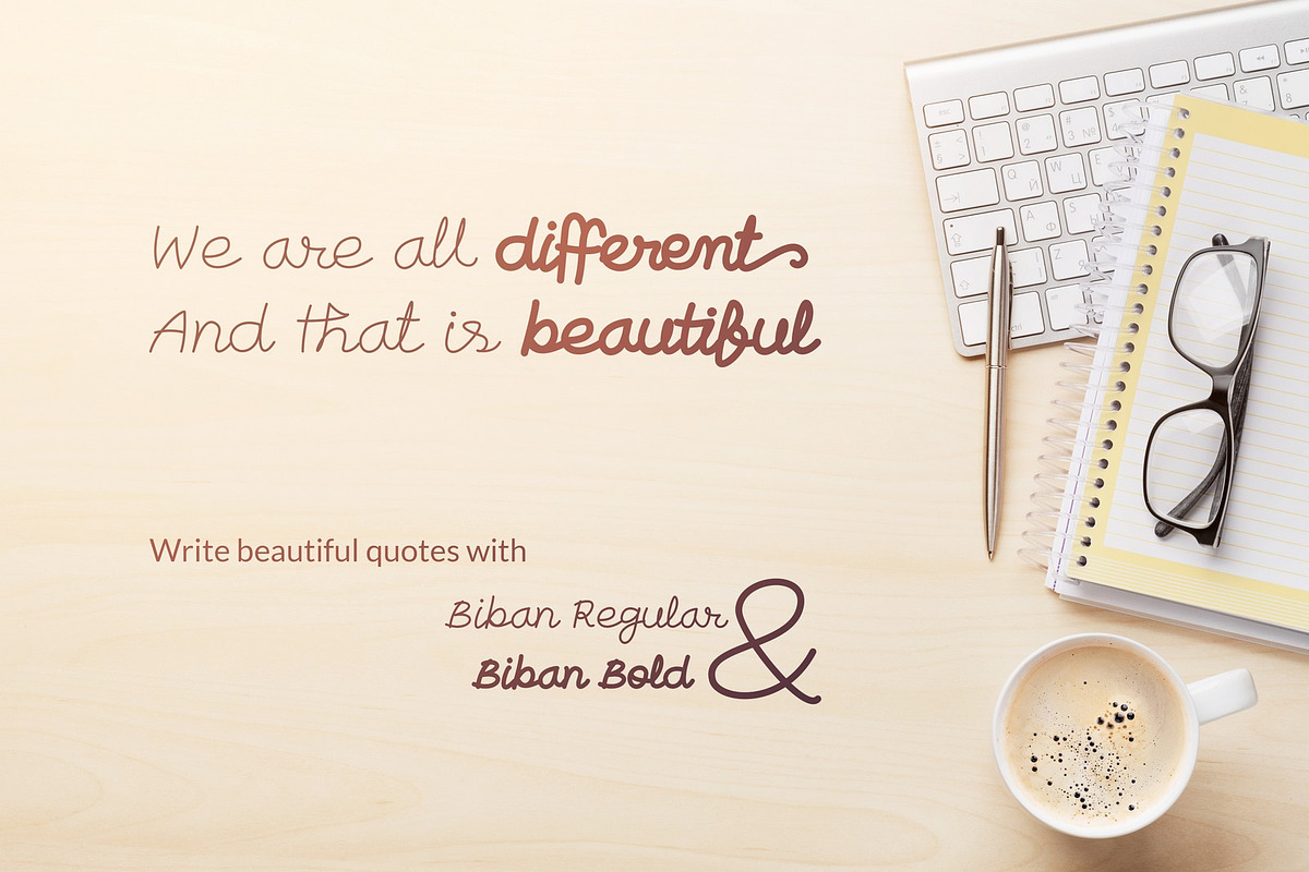 Biban Handwritten Script preview 8