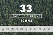 33 Vector Hiking & Camping Icons, an Icon by Damien (Thumbnail 1 of 4)