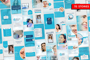 Dental Clinic Social Media Blue Pack, a Social Media Template by Gomes Web (Thumbnail 3 of 4)