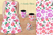 Rose Garden – Watercolor Clip Art, a Decorative Illustration by Sunshine Art Shop (Thumbnail 5 of 5)