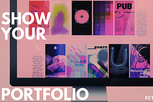 Retro responsive One Page Website