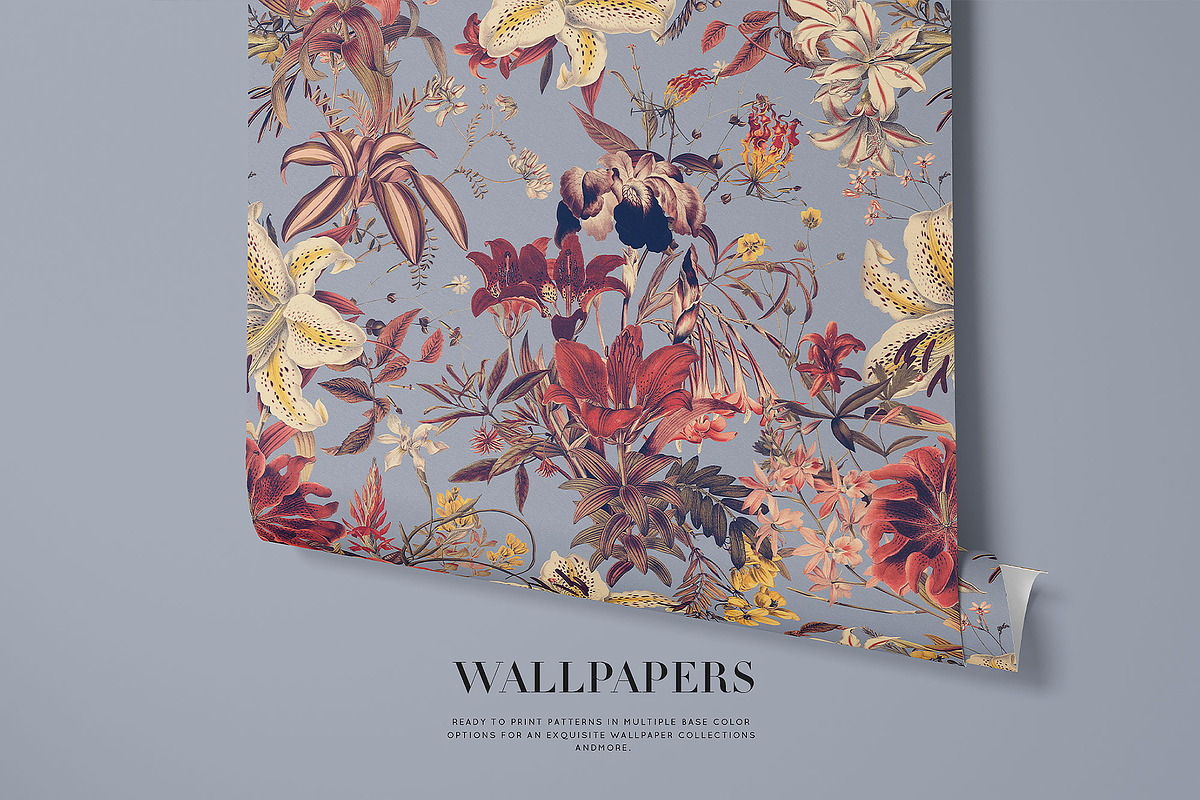 Orpheus Vintage Archive Lily Prints, a Pattern Graphic by TSTUDIO (Photo 5 of 10)