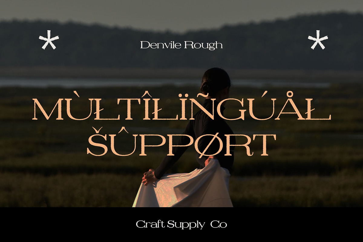 Denvile Rough, a Serif Font by Craft Supply Co. (Photo 7 of 8)