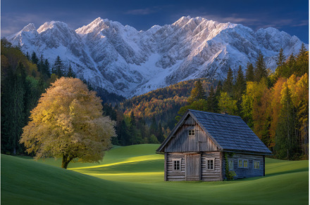 The peaks of the mountains in, a Nature Photo by ZinetroN