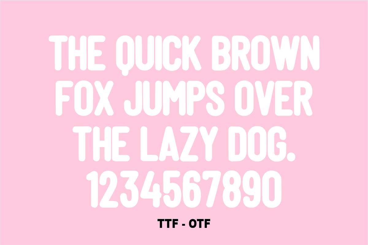 Baby Birthday - Display Font, a Sans Serif Font by KiddoGlyphs Studio (Photo 4 of 5)