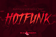 Hotfunk, a Font by PixelMoshpit (Thumbnail 1 of 5)