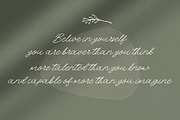 Belistha, a Script Font by Romiecreative (Thumbnail 3 of 7)
