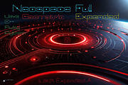 Neospace, 3 Display & Layered Font, a Sans Serif Font by deFharo (Thumbnail 6 of 9)