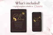 Canva *Elegant Wedding Invitation*, an Invitation Template by ElladesignCo (Thumbnail 2 of 5)