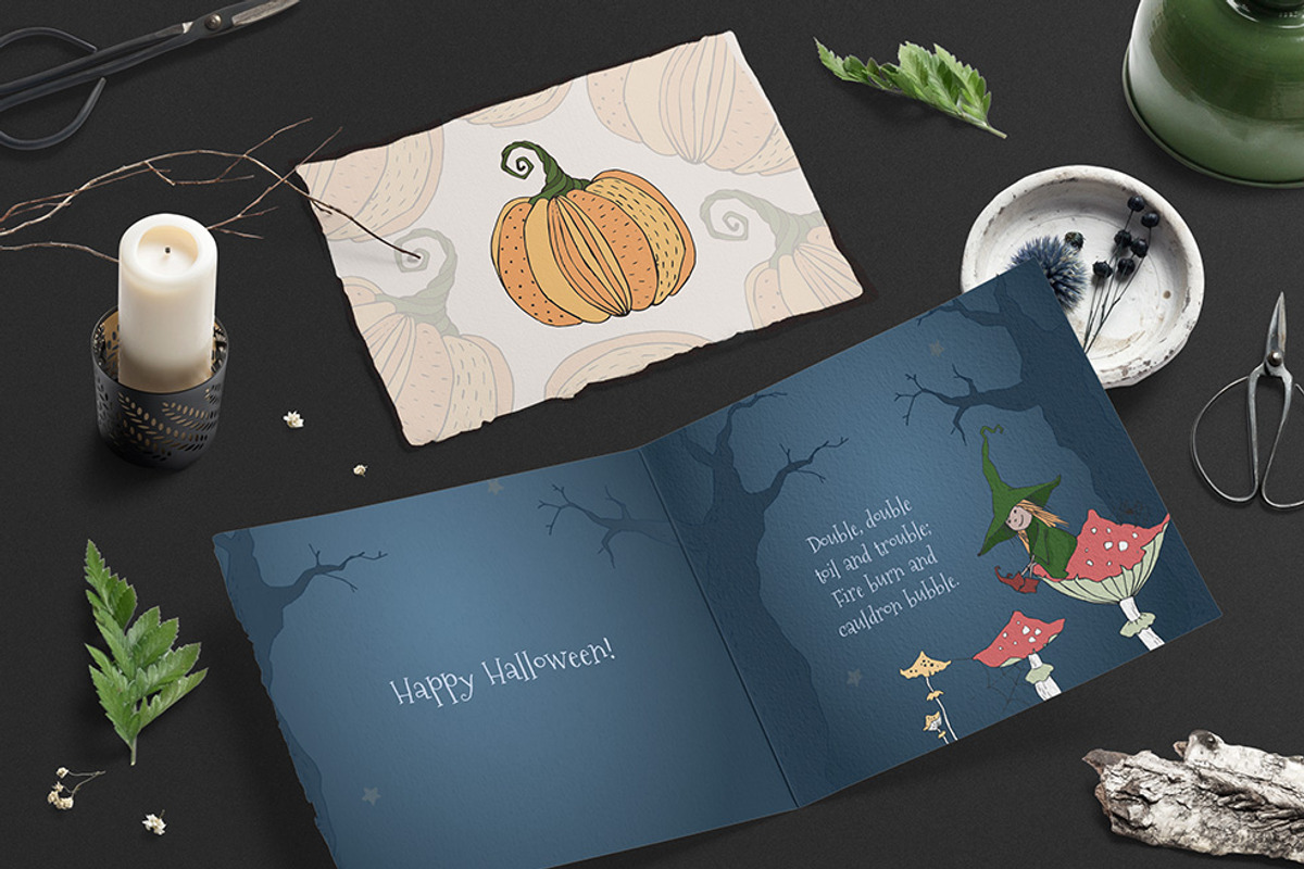 Cute Halloween Collection, an Illustration by Eva Katerina (Photo 18 of 19)