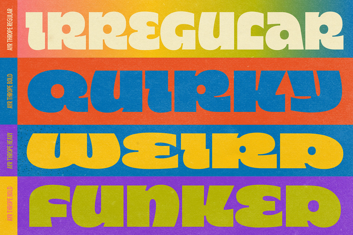 Thrope Font Family, a Font by Aiyari (Photo 3 of 14)