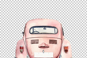 Wedding Car PNG Clipart Bundle, a Decorative Illustration by Digital Dreamscaping (Thumbnail 7 of 10)