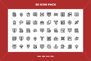 Design thinking icons, an Outline Icon by Wencory (Thumbnail 1 of 2)