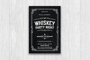 Whiskey Party Flyer, a Flyer Template by DesignWorkz (Thumbnail 2 of 2)