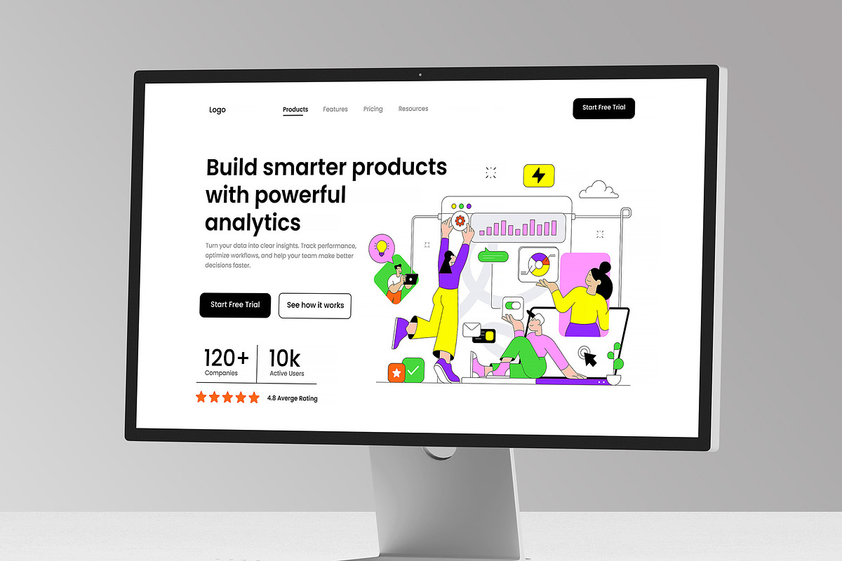 NEXUS - Premium Fintech Illustration, an Illustration by Creative Graphics (Photo 8 of 8)