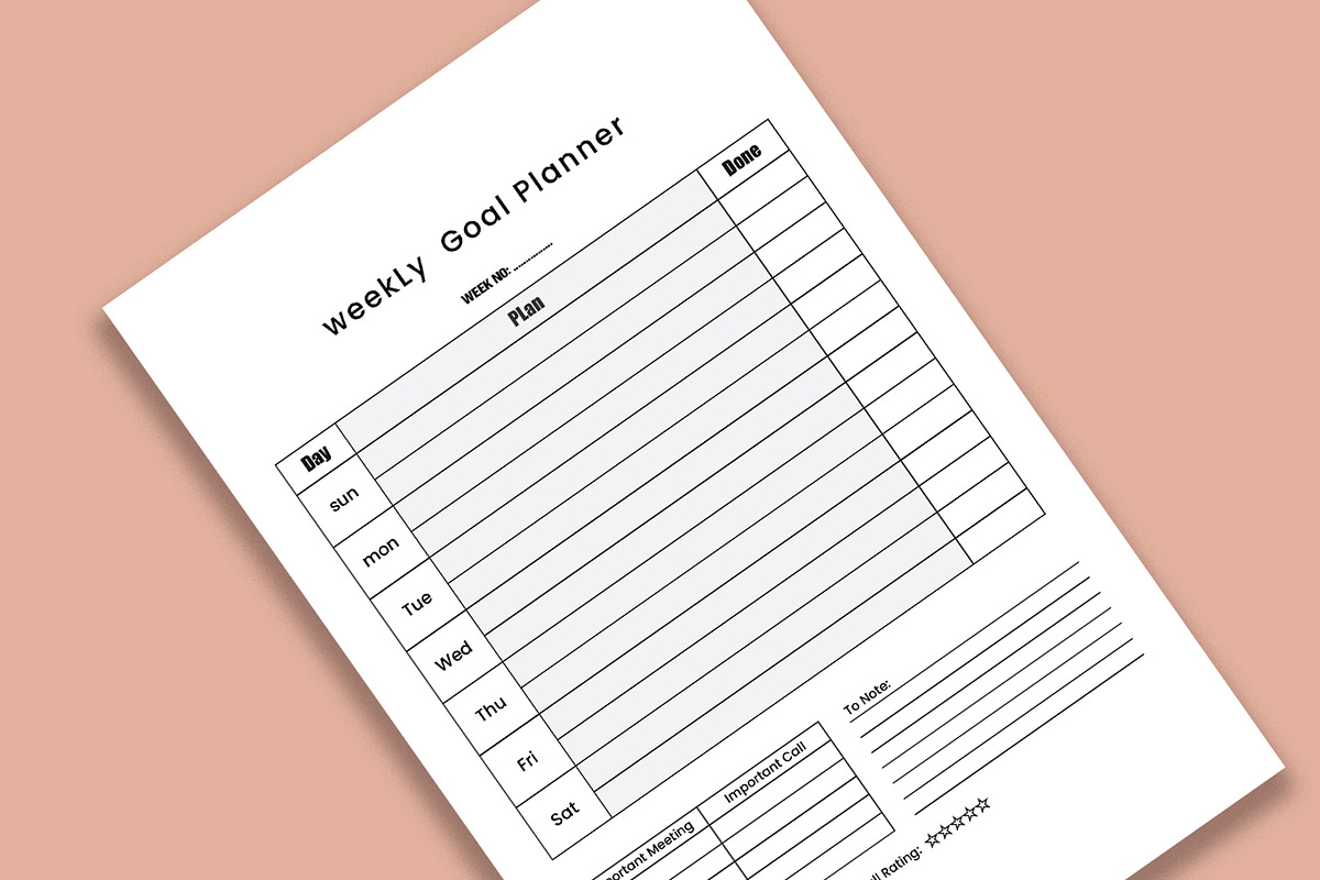 Yearly planner KDP Interior & Cover, a Templates & Theme by Hitubrand (Photo 3 of 5)
