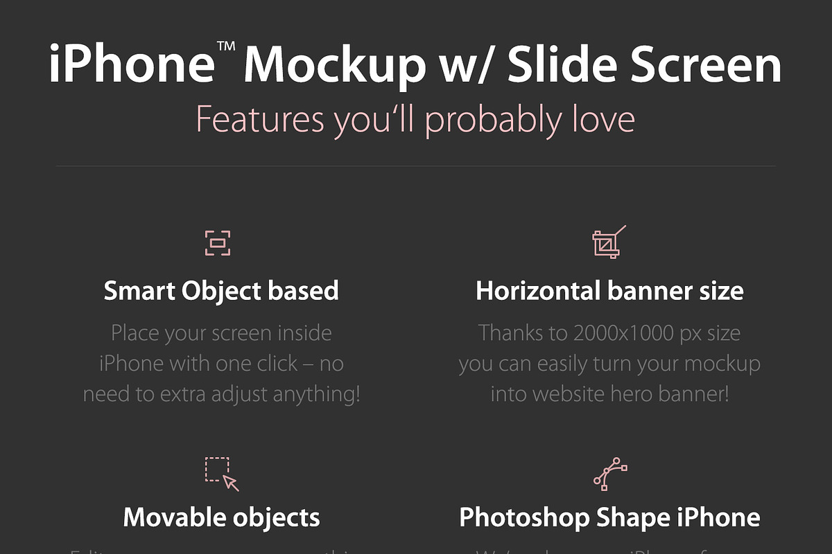 iPhone™ Mockup with Slide Screen, an iPhone Mockup by eppearance (Photo 4 of 4)