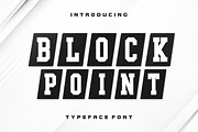 Block Point – Bold Varsity Sports, a Slab Serif Font by Limited.studio (Thumbnail 1 of 5)