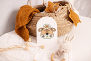 Groovy Animal Faces. Retro Cuties, an Animal Illustration by DearLetters (Thumbnail 2 of 5)