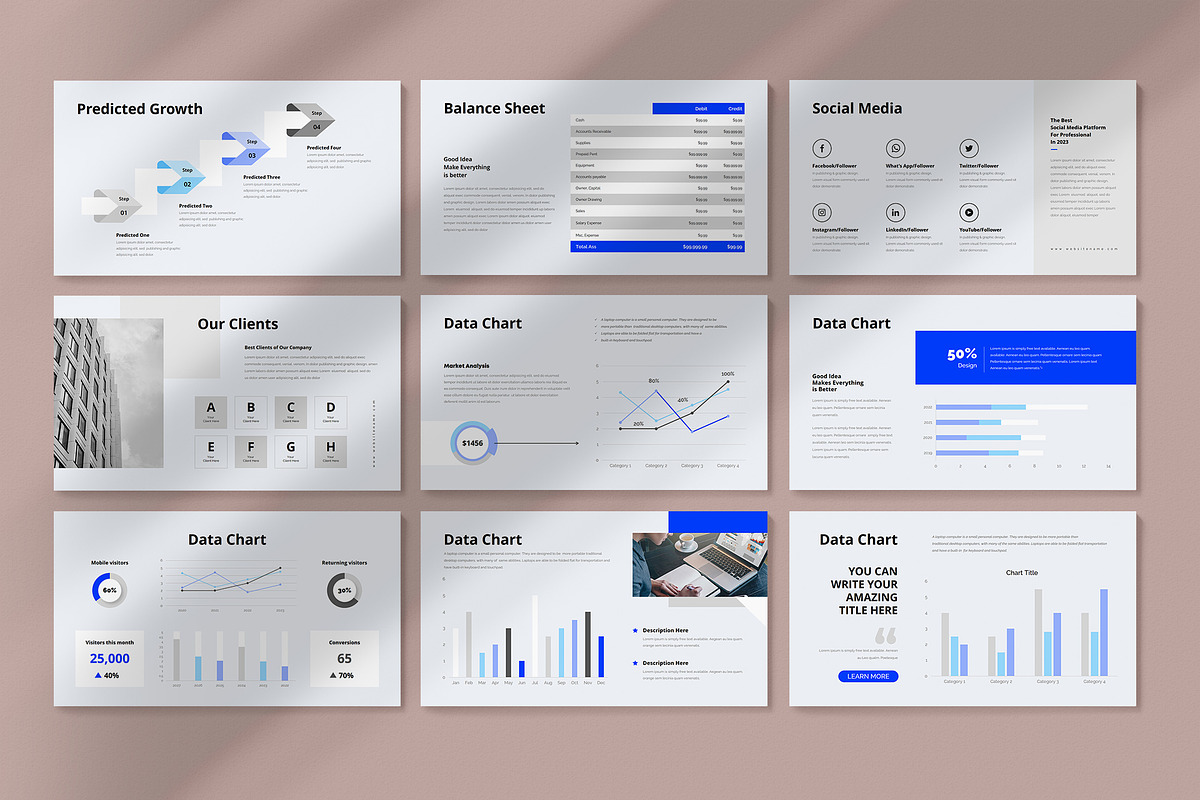 Minimal Business Google Slides, a Presentation Template by GenerousArt (Photo 12 of 18)