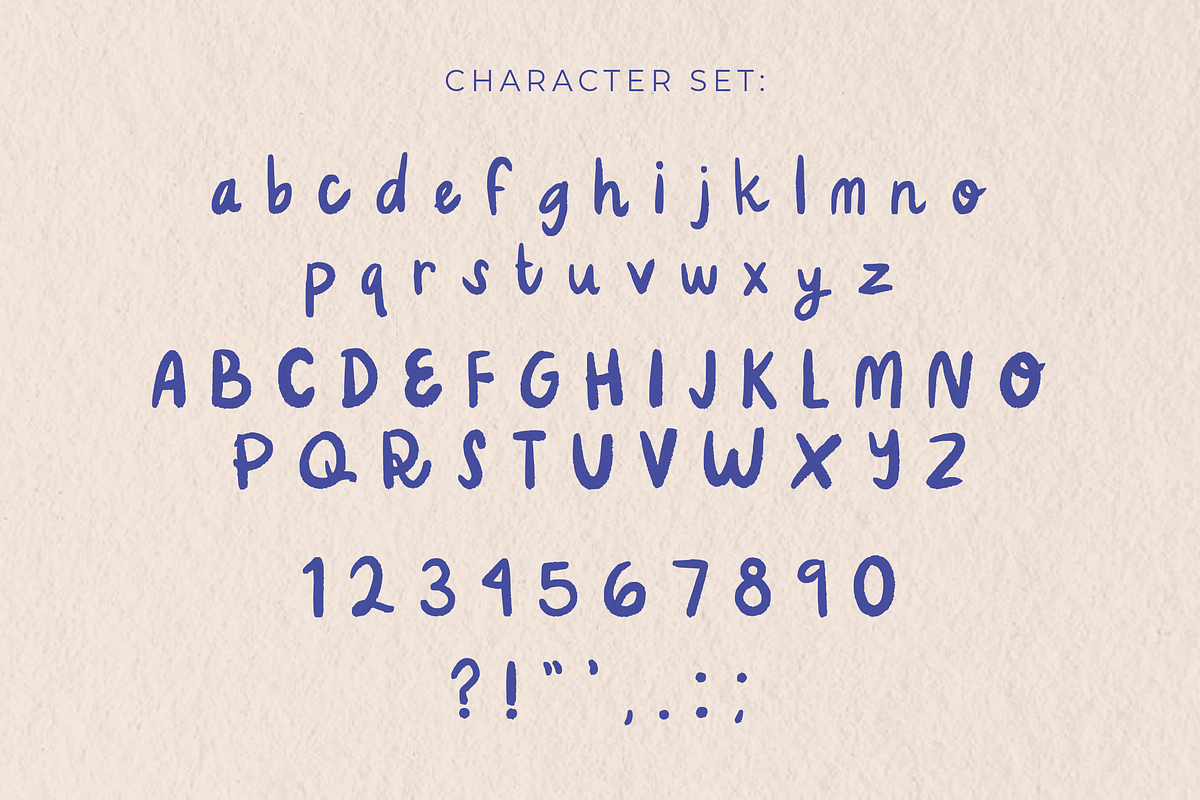 BUBBLE GUM a handwritten font, a Handwritten Font by Jannasuedesign (Photo 9 of 10)