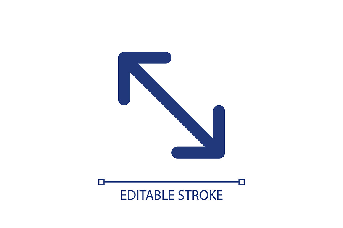 Expand pixel perfect RGB color icon, an Outline Icon by IMG Visuals