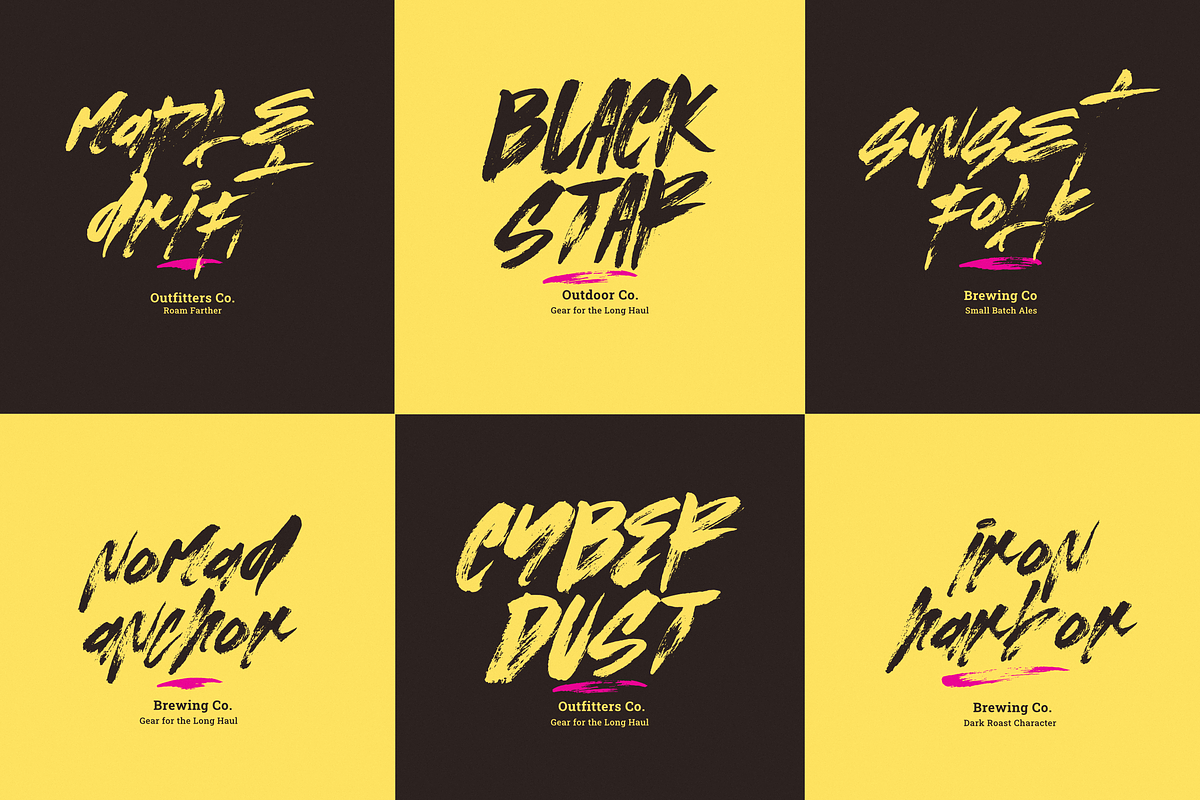 Blaze Fury | Aggressive Brush Font, a Script Font by Ardana Creative (Photo 2 of 13)