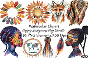 Happy Indigenous Day T Shirt Design, an Illustration by DreamCafeArt (Thumbnail 1 of 7)