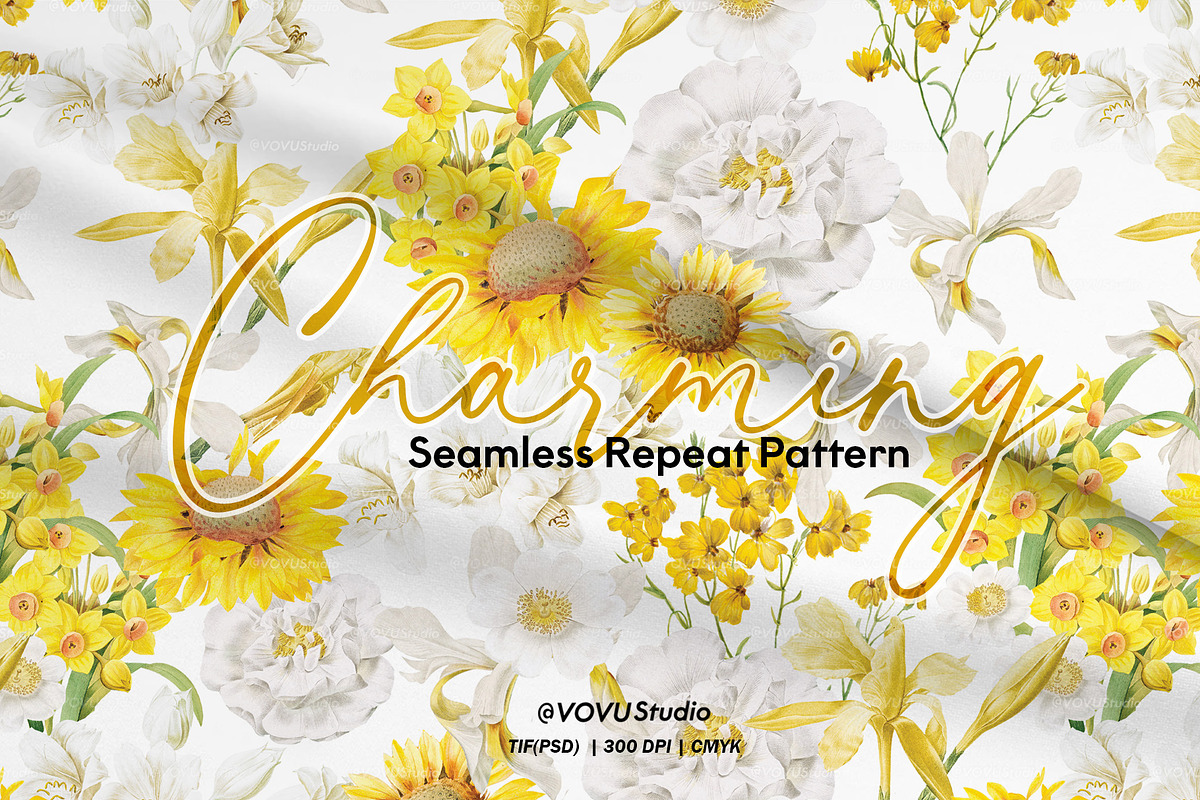 Charming Seamless Pattern Design, a Pattern Graphic by VOVU Studio (Photo 1 of 9)