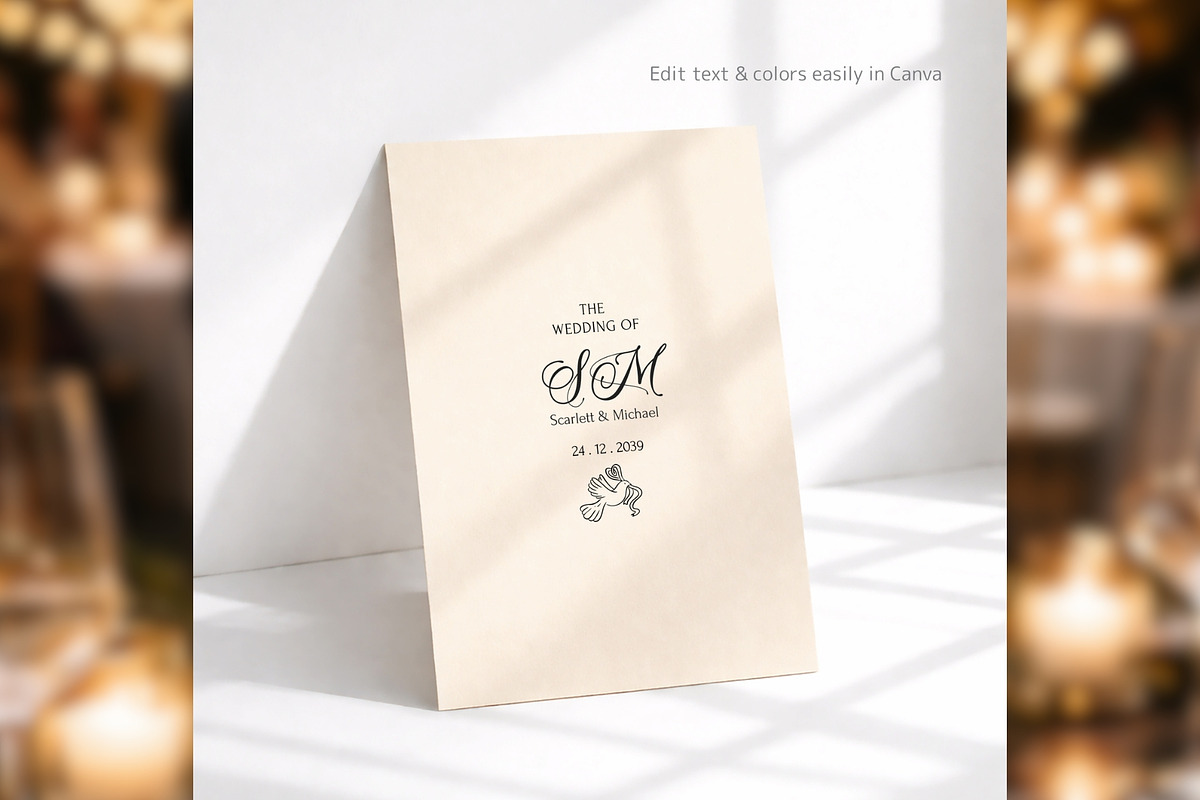 Luxury QR Invite CanvaTemplate bd004, an Invitation Template by TyphoonStudio (Photo 6 of 8)