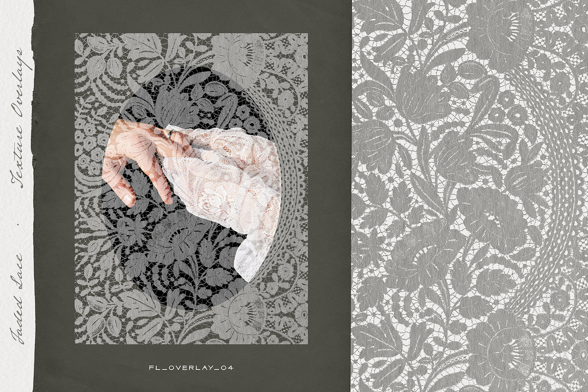 Faded Lace Texture Overlays, a Texture Graphic by alonahaidash (Photo 17 of 22)