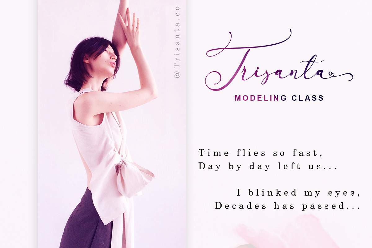 Arellia Script //Luxury Font preview 3