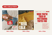 Bold Red Instagram Templates - Canva, a Social Media Template by Of July Studio (Thumbnail 4 of 6)