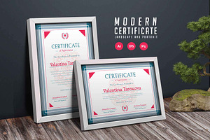 157. Modern Certificate Template