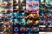 274 Cars Midjourney Prompts, a Transportation Illustration by iHemalaya (Thumbnail 4 of 6)