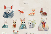 Christmas Winter Wonderland, an Animal Illustration by Graphicdome (Thumbnail 8 of 21)