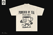 Tea Cup Retro Character T-shirt, a Graphic by shaondesigns (Thumbnail 4 of 4)