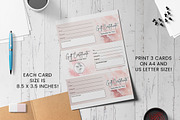 Rosegold Printable Gift Card, a Design Template by Snapybiz (Thumbnail 4 of 9)