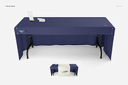 Imprinted Tablecloth Mockup Set, a Merchandise Mockup by creatsy5 (Thumbnail 9 of 14)